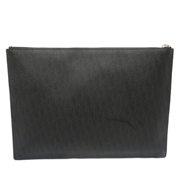 Dior Homme Bag Clutch Black Oblique - Picture 1 of 11